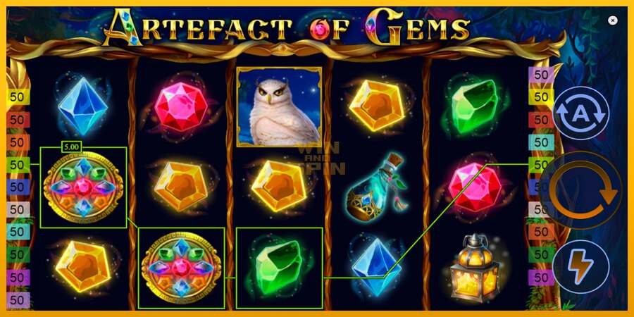 Artefact of Gems dirua lortzeko joko-makina, irudia 2