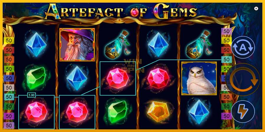 Artefact of Gems dirua lortzeko joko-makina, irudia 3