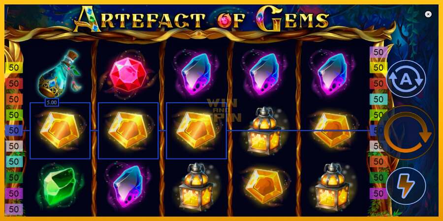 Artefact of Gems dirua lortzeko joko-makina, irudia 4