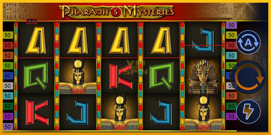 Pharaohs Mysteries dirua lortzeko joko-makina, irudia 4