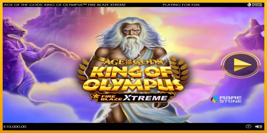 Age of the Gods: King of Olympus Fire Blaze Xtreme dirua lortzeko joko-makina, irudia 1