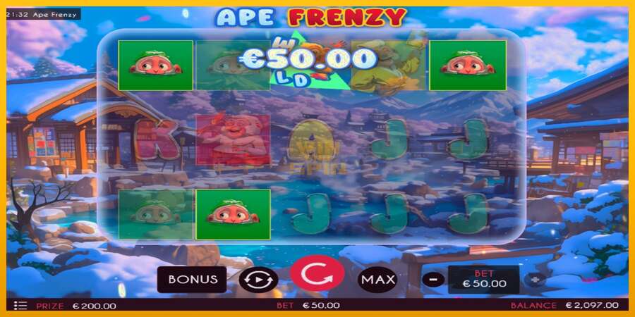 Ape Frenzy dirua lortzeko joko-makina, irudia 3