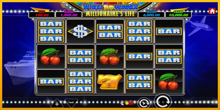 Wheel Big Winner Millionaires Life dirua lortzeko joko-makina, irudia 1