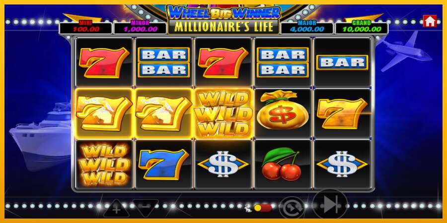 Wheel Big Winner Millionaires Life dirua lortzeko joko-makina, irudia 4