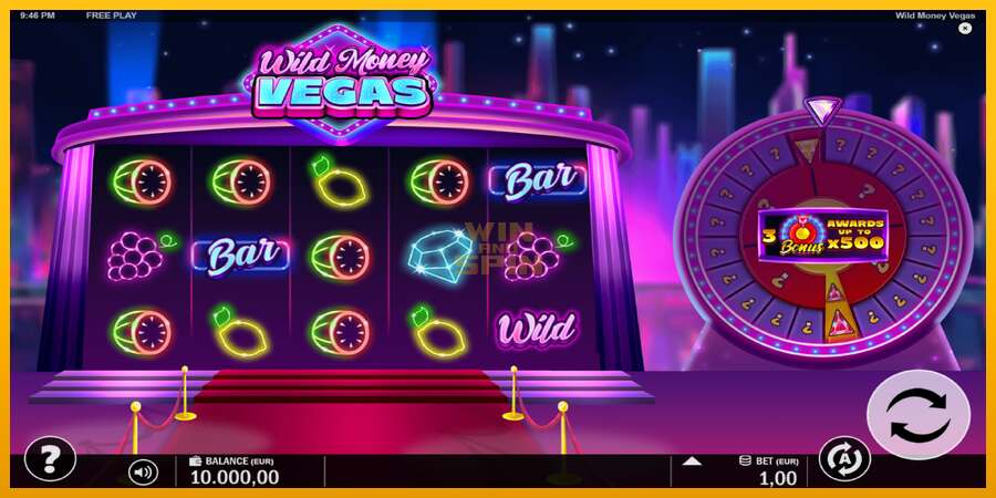 Wild Money Vegas dirua lortzeko joko-makina, irudia 2