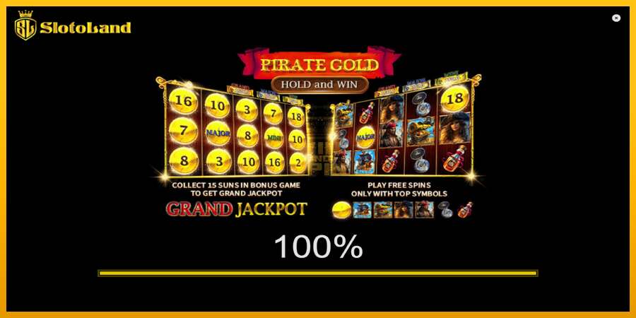 Pirate Gold Hold and Win dirua lortzeko joko-makina, irudia 1