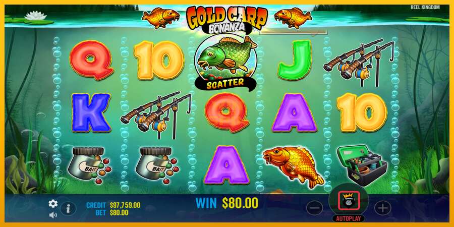 Gold Carp Bonanza dirua lortzeko joko-makina, irudia 4