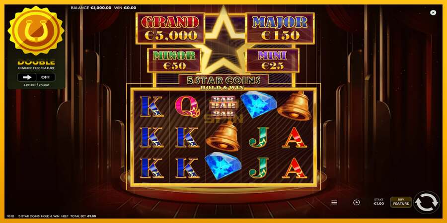 5 Star Coins: Hold & Win dirua lortzeko joko-makina, irudia 2