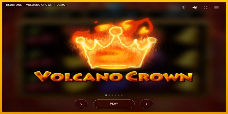 Volcano Crown dirua lortzeko joko-makina, irudia 1