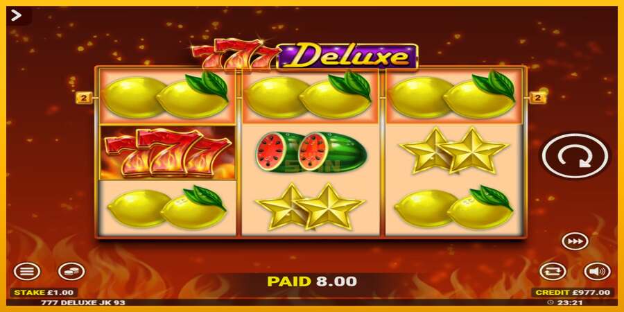 777 Deluxe Jackpot King dirua lortzeko joko-makina, irudia 3