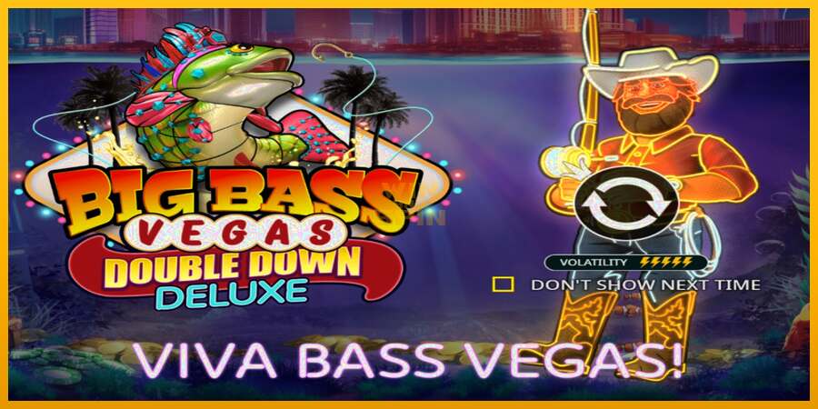 Big Bass Vegas Double Down Deluxe dirua lortzeko joko-makina, irudia 1