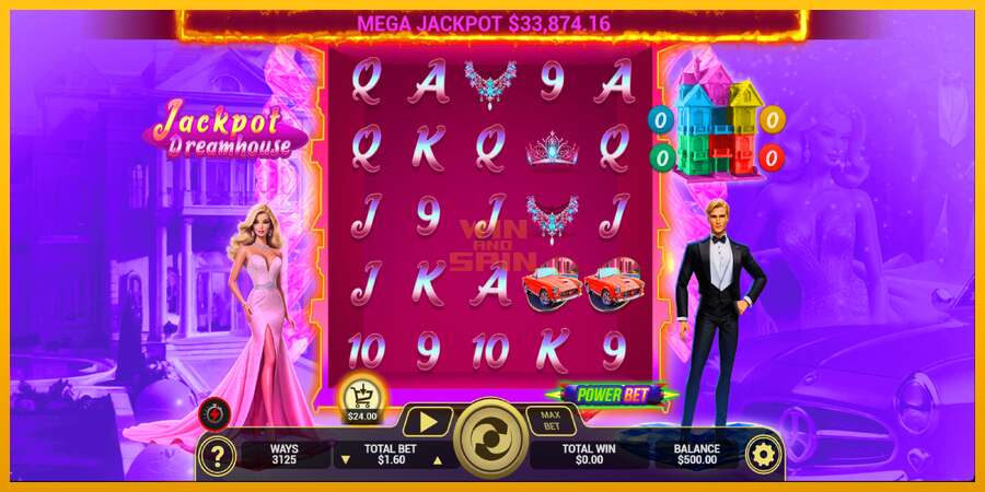 Jackpot Dreamhouse dirua lortzeko joko-makina, irudia 2