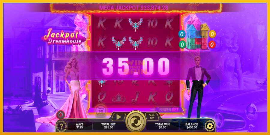 Jackpot Dreamhouse dirua lortzeko joko-makina, irudia 3