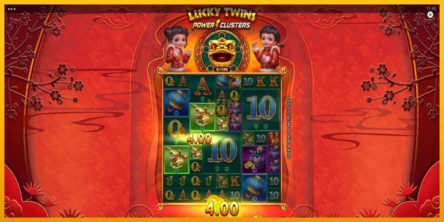 Lucky Twins Power Clusters dirua lortzeko joko-makina, irudia 2