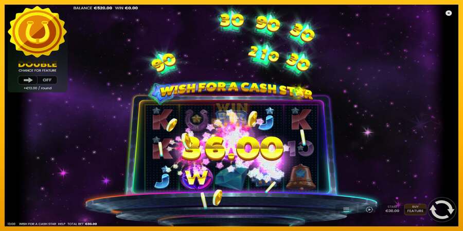 Wish for a Cash Star dirua lortzeko joko-makina, irudia 3