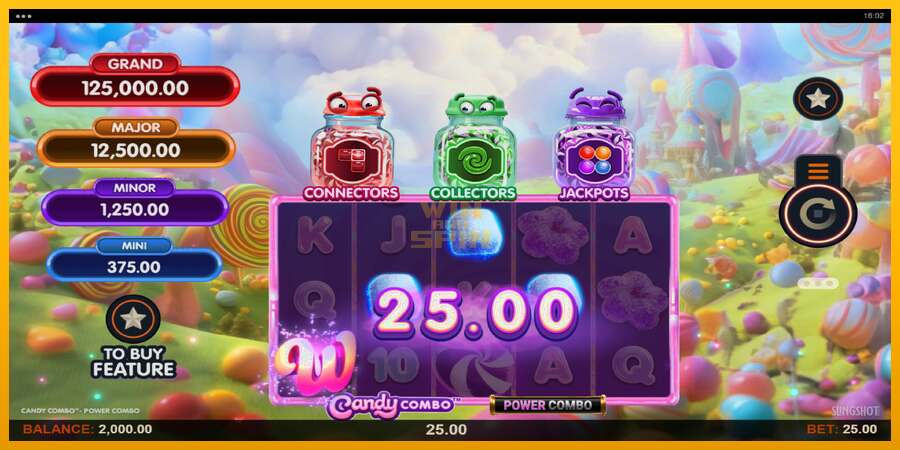 Candy Combo Power Combo dirua lortzeko joko-makina, irudia 3