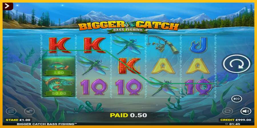 Bigger Catch Bass Fishing Rapid Fire Jackpots dirua lortzeko joko-makina, irudia 3