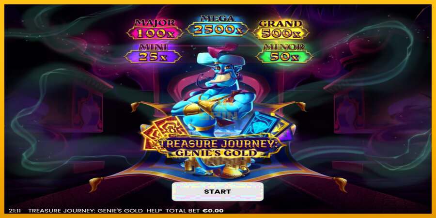 Treasure Journey: Genies Gold dirua lortzeko joko-makina, irudia 1