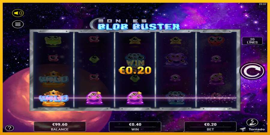 Monies Blob Buster dirua lortzeko joko-makina, irudia 3