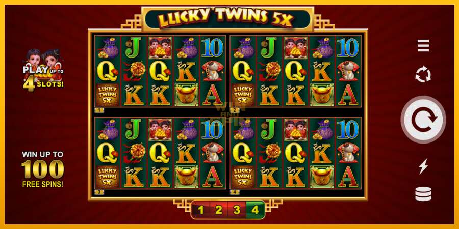 Lucky Twins 5X 4Tune Reels dirua lortzeko joko-makina, irudia 2