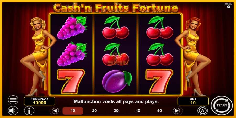 Cashn Fruits Fortune dirua lortzeko joko-makina, irudia 2