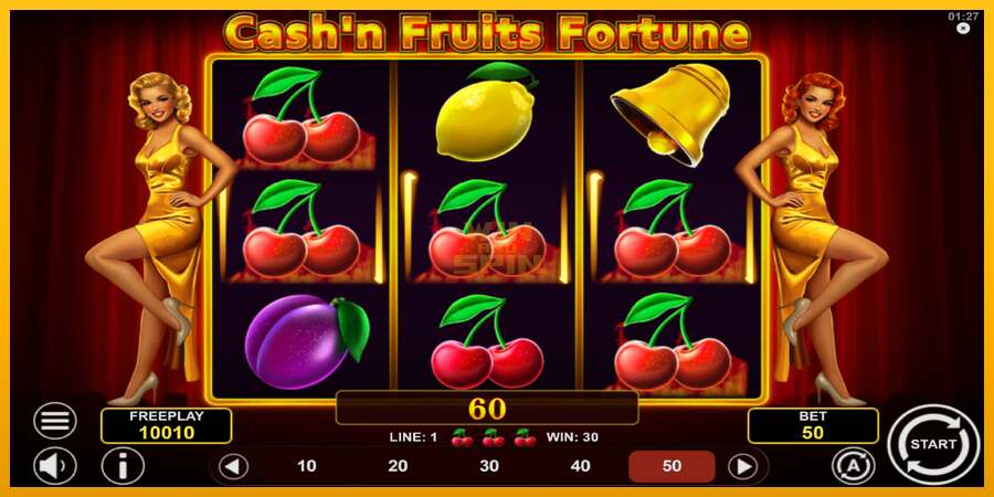 Cashn Fruits Fortune dirua lortzeko joko-makina, irudia 3