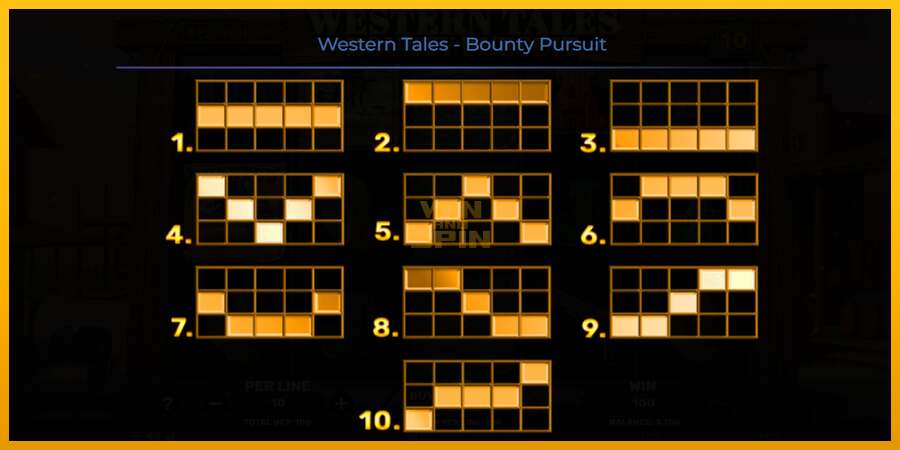 Western Tales - Bounty Pursuit dirua lortzeko joko-makina, irudia 7