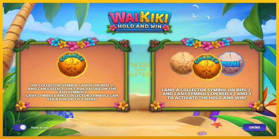 Waikiki Hold and Win dirua lortzeko joko-makina, irudia 1