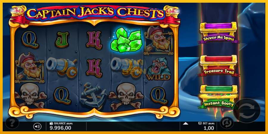 Captain Jacks Chests dirua lortzeko joko-makina, irudia 4