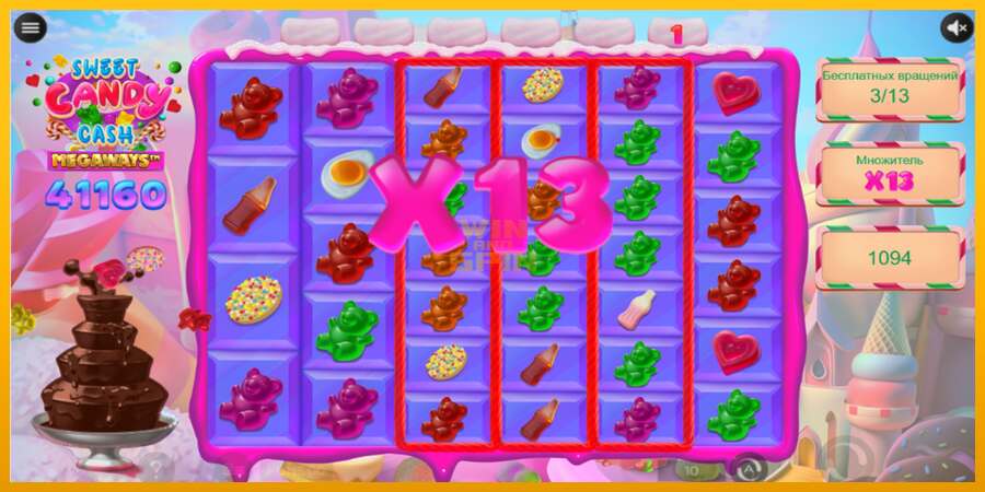 Sweet Candy Cash Megaway dirua lortzeko joko-makina, irudia 1