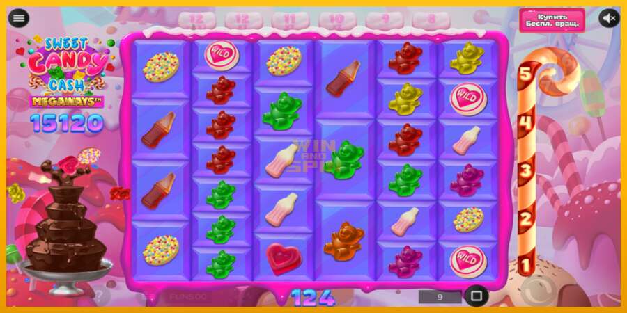 Sweet Candy Cash Megaway dirua lortzeko joko-makina, irudia 5