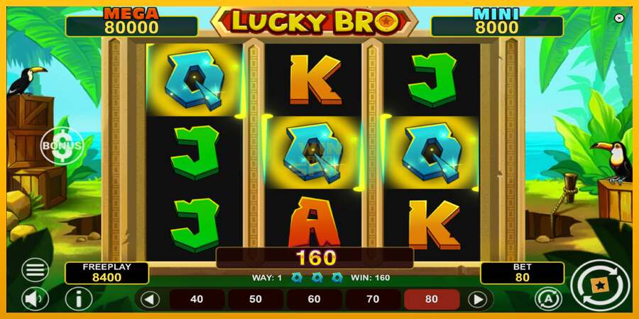 Lucky Bro Hold & Win dirua lortzeko joko-makina, irudia 4