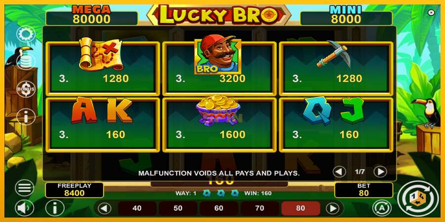 Lucky Bro Hold & Win dirua lortzeko joko-makina, irudia 5