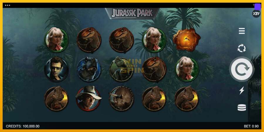 Jurassic Park dirua lortzeko joko-makina, irudia 2