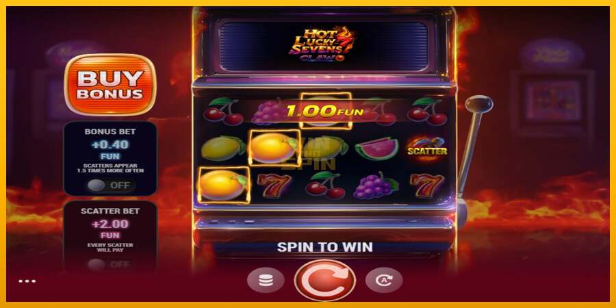 Hot Lucky Sevens Claw dirua lortzeko joko-makina, irudia 2