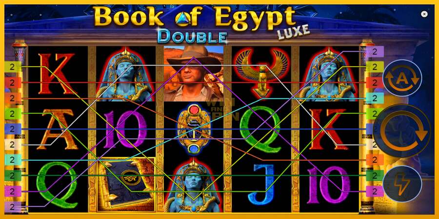 Book of Egypt Double Luxe dirua lortzeko joko-makina, irudia 1