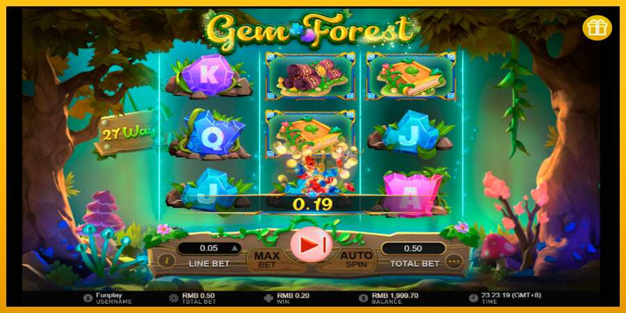 Gem Forest dirua lortzeko joko-makina, irudia 2