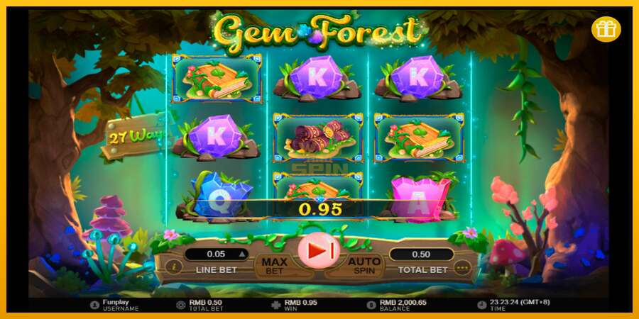 Gem Forest dirua lortzeko joko-makina, irudia 3