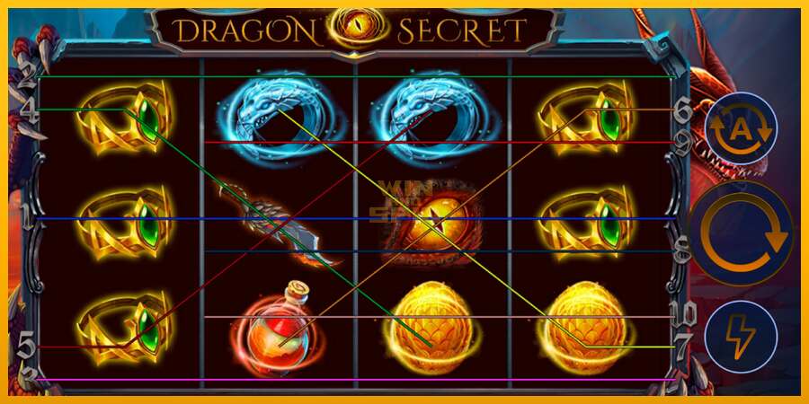 Dragon Secret dirua lortzeko joko-makina, irudia 1