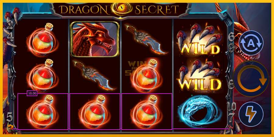 Dragon Secret dirua lortzeko joko-makina, irudia 4