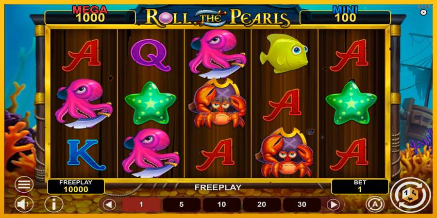 Roll The Pearls Hold & Win dirua lortzeko joko-makina, irudia 2