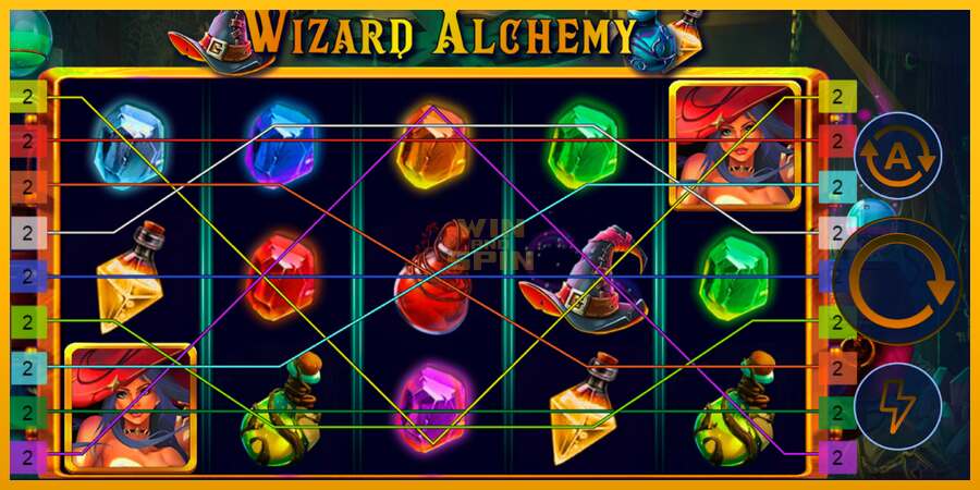 Wizard Alchemy dirua lortzeko joko-makina, irudia 2