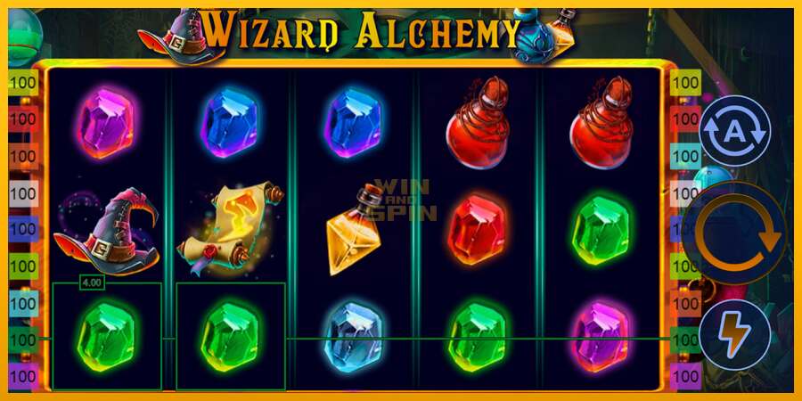 Wizard Alchemy dirua lortzeko joko-makina, irudia 3