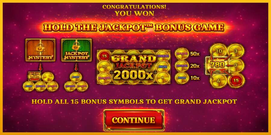 15 Coins Grand Gold Edition Halloween Jackpot dirua lortzeko joko-makina, irudia 3