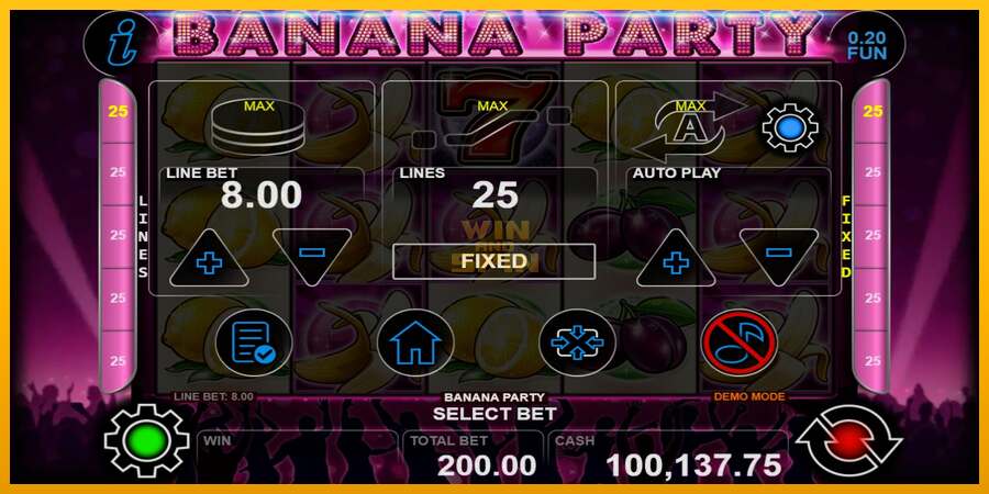 Banana Party dirua lortzeko joko-makina, irudia 4