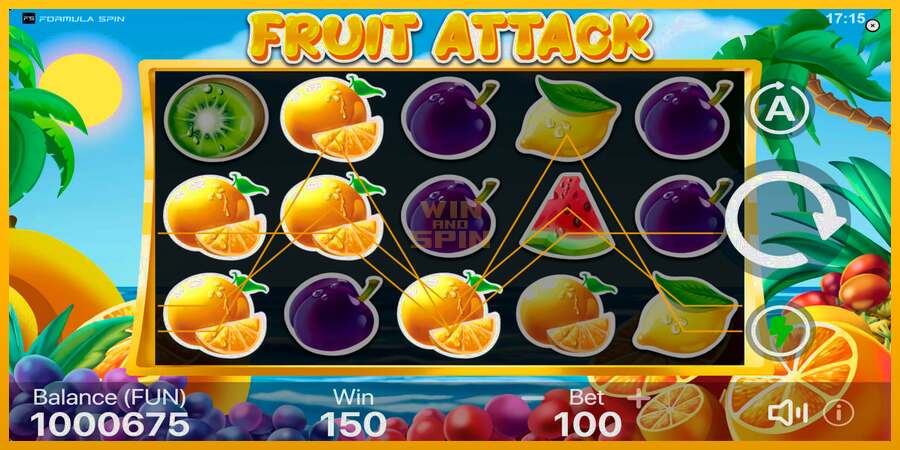 Fruit Attack dirua lortzeko joko-makina, irudia 2