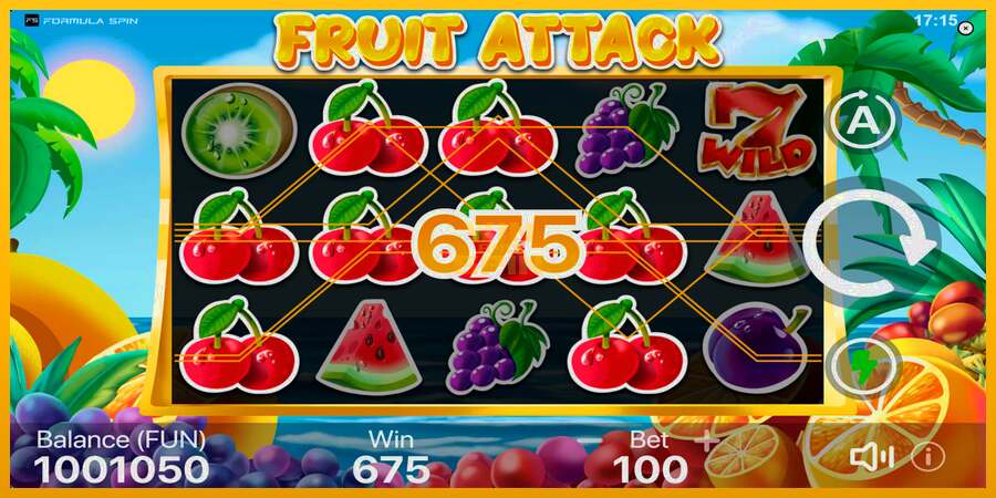 Fruit Attack dirua lortzeko joko-makina, irudia 3