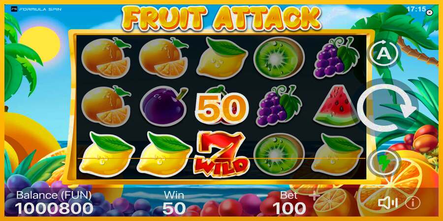 Fruit Attack dirua lortzeko joko-makina, irudia 4