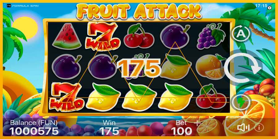 Fruit Attack dirua lortzeko joko-makina, irudia 5