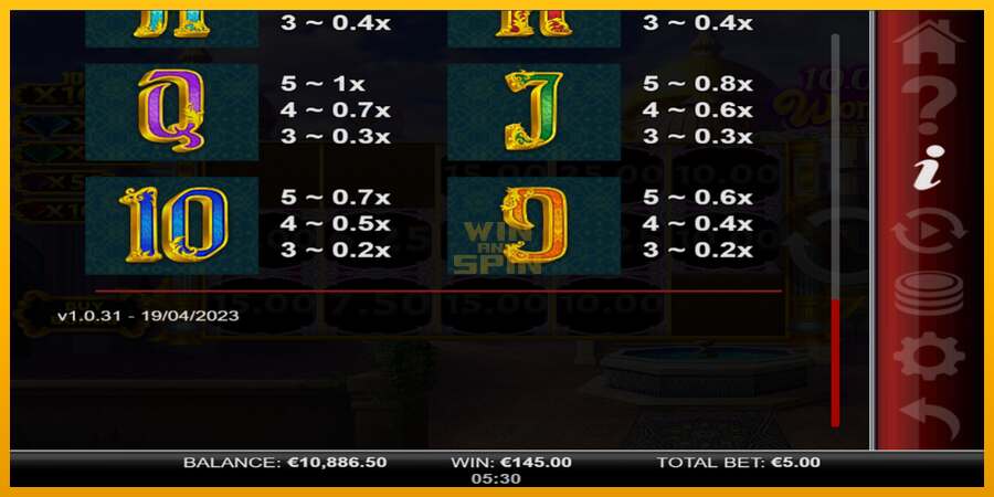 25 Coins Score The Jackpot dirua lortzeko joko-makina, irudia 6